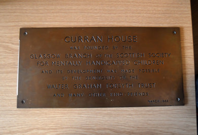 Curran House Plaque